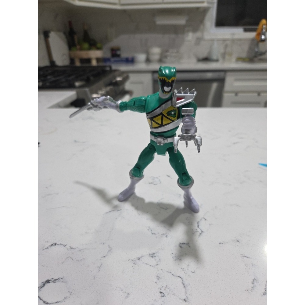 Power Rangers Dino Charge Green Ranger Action Hero 6.5in. Figure Bandai 2014‎